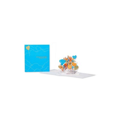 Happy Thoughts Pop-Up Supportive Greeting Card with Foil