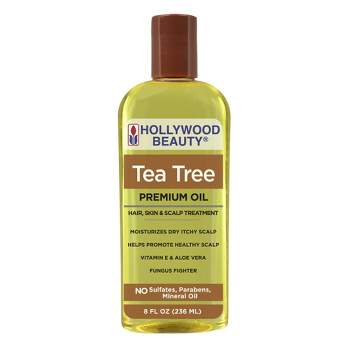 Hollywood Beauty Tea Tree Hair, Scalp, and Skin Oil - 8 fl oz