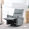 Rocker Recliner Chair,360 Swivel Nursery Rocking Chair,Glider Chair,Modern Small Rocking Swivel Recliner Chair - 4 of 4