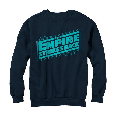 Men's Star Wars Empire Strikes Back Logo Sweatshirt : Target