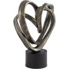 Kensington Hill Looping Heart 16 1/2"H Sculpture With 8" Round Acrylic Riser - image 4 of 4