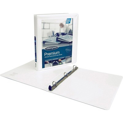 ACCO Round Ring View Binder 1" Capacity 11"x8-1/2" White 87902