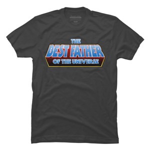 Men's Design By Humans The Best Father of the Universe By Melonseta T-Shirt - 1 of 2