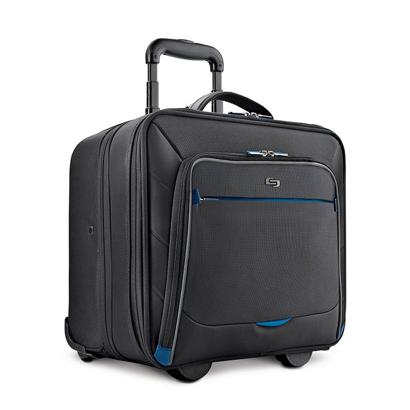Solo New York Active Tech 16&#34; Laptop Hardside Carry On Rolling Suitcase - Black, 3 of 9