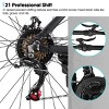 BAMCBASE Sedona Mountain Bike for Men Women, 26" 27.5" Aluminum Alloy MTB with Shimano 21 Speeds, Fork Suspension - 4 of 4