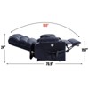 NicBex Recliner Chair Message Chair with Lumbar Heating Electric Power Lift Chair with 2 Cup Holders for Elderly for Living Room - 3 of 4
