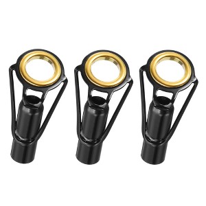 Unique Bargains Stainless Steel Ring Guide Fishing Rod Tip Repair Kits 3 Pcs - 1 of 4