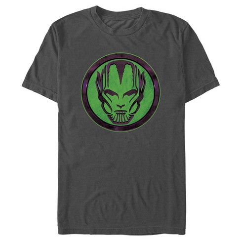 Men's Marvel: Secret Invasion Skrull Green And Purple Logo T-shirt ...