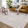 Modern Hallway Runner Rug, Washable Non-Slip Low Pile Carpet, Soft Stain-Resistant Faux Wool Rug for Kitchen, Bedroom - 2 of 4