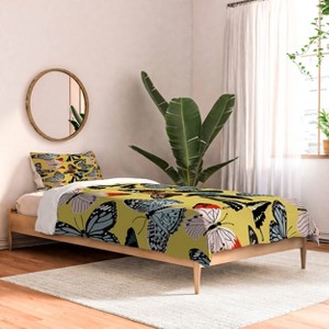 Deny Designs Emanuela Carratoni Boho Butterflies Twin/Twin Xl Comforter and Sham Set (2-3pc Set) - 1 of 4