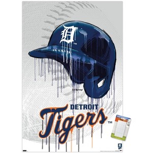 Trends International MLB Detroit Tigers - Drip Helmet 22 Unframed Wall Poster Prints - 1 of 4