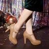 Allegra K Women's Round Toe Platform Ankle Strap Chunky Heel Pumps - 2 of 4