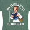 Women's - Disney Princess - Belle My Weekend Is Booked Short Sleeve Graphic T-Shirt - 2 of 4