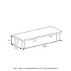 Furinno Modern Monitor Stand Laptop Riser Desktop Organizer Computer Stand Shelf,Espresso/Black - 3 of 4