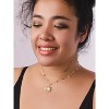 Custom Initial Heart Necklace, 14K Gold Plated Personalized Letter A-Z Choker for Her | Dainty Birthday Gift - 4 of 4