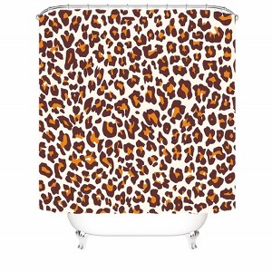 Animal Texture Shower Curtains for Bathroom Waterproof Fabric Bath Curtain Durable Soft Stylish Bathroom Decor 72x72 Inch - 1 of 1