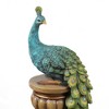 LuxenHome Peacock and Urns Resin Outdoor Fountain with LED Lights Multicolored - 4 of 4