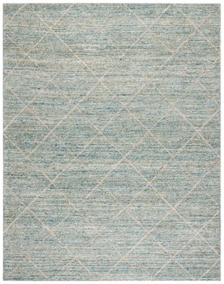 Handmade Himalaya Blues Wool Area Rug - 8' x 10'