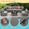 EROMMY 7 Pieces Outdoor Patio Set with Cushions - 4 of 4