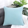 PiccoCasa Luxury Corduroy Corn Striped Cushion Soft Throw Pillow Case - 2 of 4