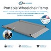 EZ-ACCESS GATEWAY 3G Aluminum Portable Wheelchair Mobility Device Ramp with Textured Surface and Self Adjusting Bottom Transition Plates - 4 of 4