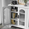 Lirago TV Stand for TV up to 65" Media Console-White - 2 of 4