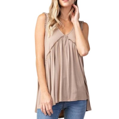 Women's Frilly Swing Tank Top - KORI