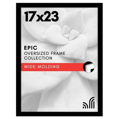 Americanflat 17x23 Picture Frame with Polished Plexiglass, Epic Collection, Gallery Wall Frames with Engineered Wood, Black