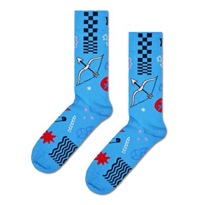 Men Women Crew Zodiac Star Sign Socks - Happy Socks