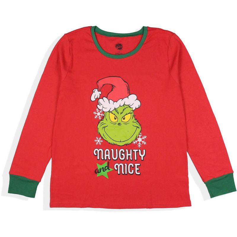 Dr. Seuss How the Grinch Stole Christmas Lights Matching Family Pajama Set, 2 of 7