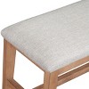 Alpine Furniture Olejo Bench, Natural - 4 of 4