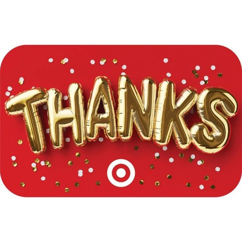 Balloon Thanks Target Giftcard 200 Target - roblox free gift card codes $200 youtube