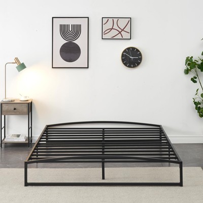Garvee Metal Bed Frame, Low Profile Platform w/Steel Slats, No Box Spring Needed, Easy Assembly