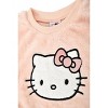 Hello Kitty Little/Big Girls’ 2-Piece Faux Fur Crew Neck Sweatshirt & Legging Set - 4 of 4