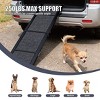 KWPZQEB Dog Ramp for Car, Portable Dog Ramps for Large Dogs with Non-Slip Rug Surface Dog Car Ramp for SUV Car & Truck, Folding Dog Ramp Up to 250LBS - 3 of 4