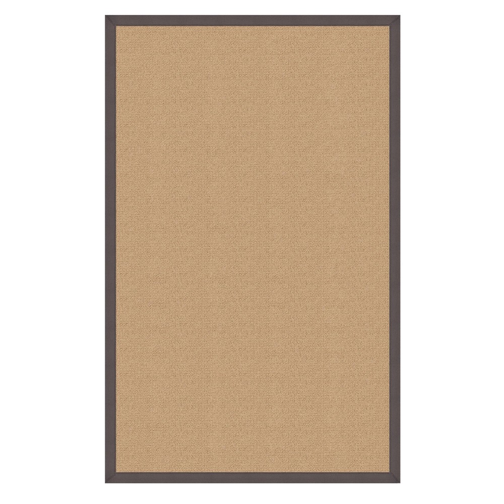 2'6inx12' Runner Athena Sisal Wool Slate - Linon