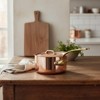 Mauviel M'Heritage 200 B 2mm Polished Copper & Stainless Steel Sauce Pan With Lid, And Brass Handles, 1.8-qt, Made in France - 4 of 4