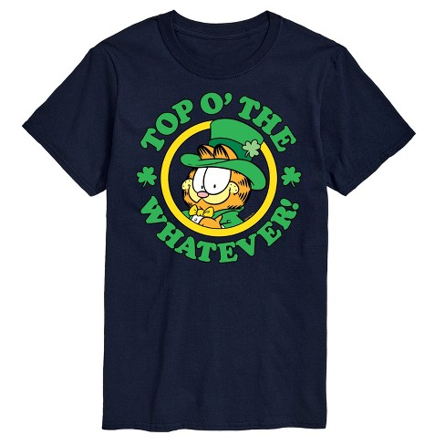 Men's - Garfield - Top O The Whatever Patrick's Day Short Sleeve Graphic T-Shirt - image 1 of 3