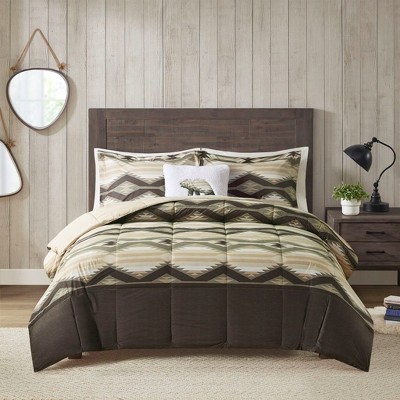 Okak Queen/King 4-Piece Brushed Print Bed Comforter with Forest Animal Pattern,Comfortable Quilt Comforter Bedding Sets,Machine Washable