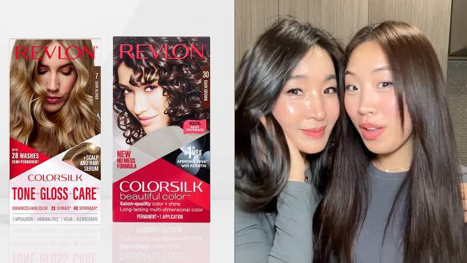 Revlon Colorsilk Beautiful Color Permanent Hair Color - 13.2fl oz/3ct, 2 of 13, play video