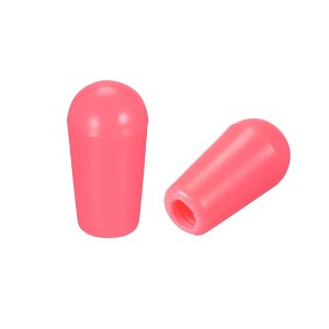 Unique Bargains ABS Plastic Strong Impact Resistance Good Surface Gloss Guitar Toggle Switch Knob Cap 5 Pcs - 1 of 4