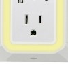 RAYOVAC® 6-AC Outlet and 2-USB Port 300-Joules Portable Surge Protector Wall Tap with Phone Holder and Night-Light, SS-Q205 in White - 4 of 4