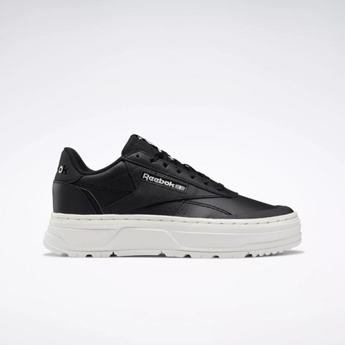 Reebok Club C Double Geo Trainers In White And Silver