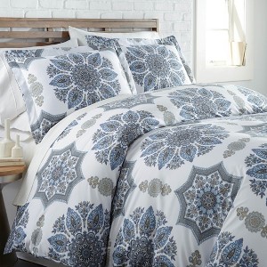 Southshore Fine Living Infinity Oversized ultra-soft Duvet Cover Set with shams - 1 of 4