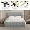Bed Frame with 4 Drawers,Bed Frame with Headboard and Footboard,Bed Frame with Under Bed Storage, Easy Assembly, No Box Spring Needed - 3 of 4
