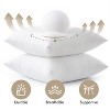 Itopfox Premium Throw Pillows, Pack of 4 with 100% Virgin Microfiber Filling for Ultimate Comfort on Bed, Couch or Sofa - 4 of 4