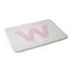 Deny Designs April Lane Art Block Monogram Memory Foam Bath Mat - 2 of 4