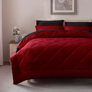BAGOKIE 7 Pieces Bed in a Bag Comforter Set - 1 of 4