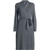 Lands' End Women's Faux Cashmere Cozy Robe - 3 of 4