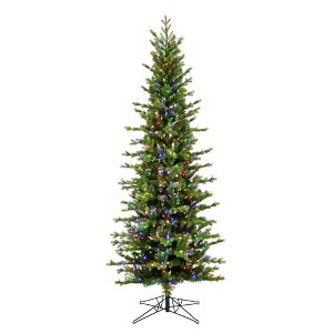 Vickerman Moutauk Pencil Pine Artificial Christmas Tree - 1 of 3